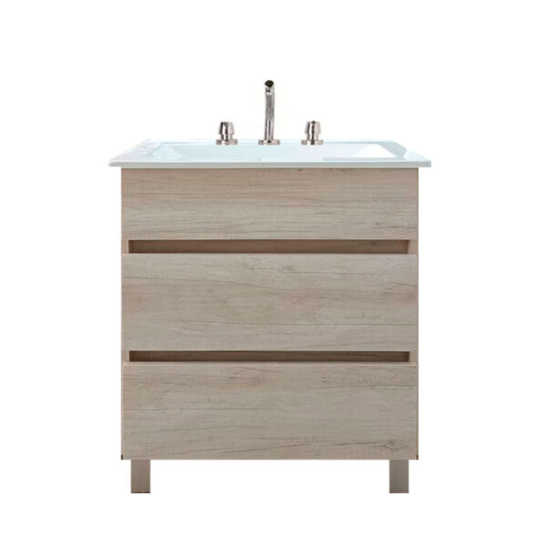 VANITORY PIE C/MESADA (60 CM) NORDICA HELSINSKI 2 CAJONES