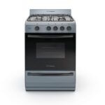 Cocina multigas (57 cm) Inox Gris