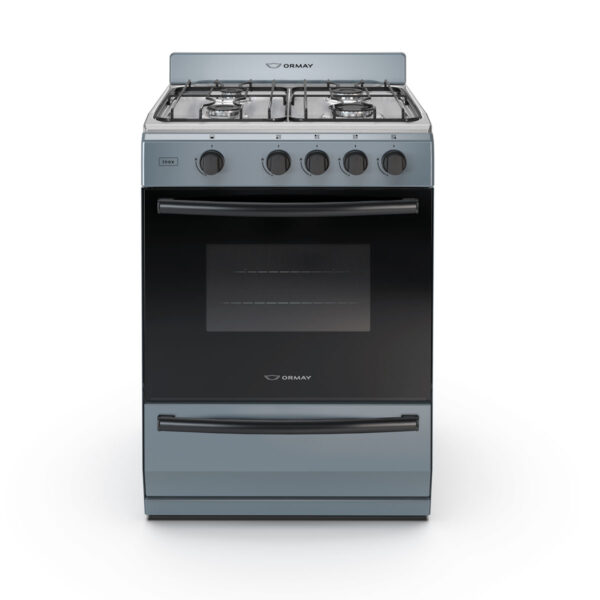 Cocina multigas (57 cm) Inox Gris
