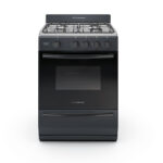 Cocina multigas (57 cm) Inox Negra