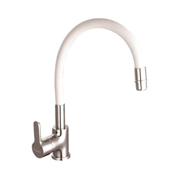 Monocomando cocina Emblem Flexible Blanco