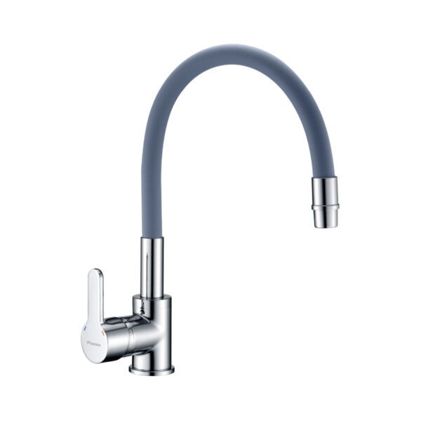 Monocomando cocina Emblem Flexible Gris