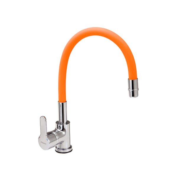Monocomando cocina Emblem Flexible Naranja