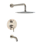 Ducha Embutir monocomando c/transferencia Steel